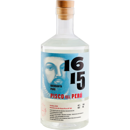 PISCO 1615 PURO QUEBRANTA PURO 70 CL